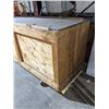 Image 2 : Approx. 4ft x 9ft rolling wooden storage crate