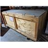 Image 2 : Approx. 4ft x 9ft rolling wooden storage crate