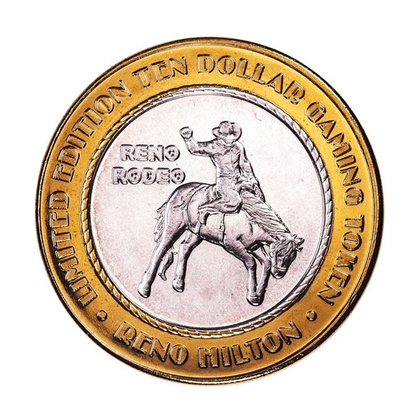 .999 Fine Silver Hilton Reno, Nevada $10 Limited Edition Gaming Token