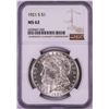 Image 1 : 1921-S $1 Morgan Silver Dollar Coin NGC MS62