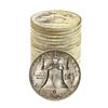 Image 2 : Roll of (20) Brilliant Uncirculated 1963-D Franklin Half Dollar Coins
