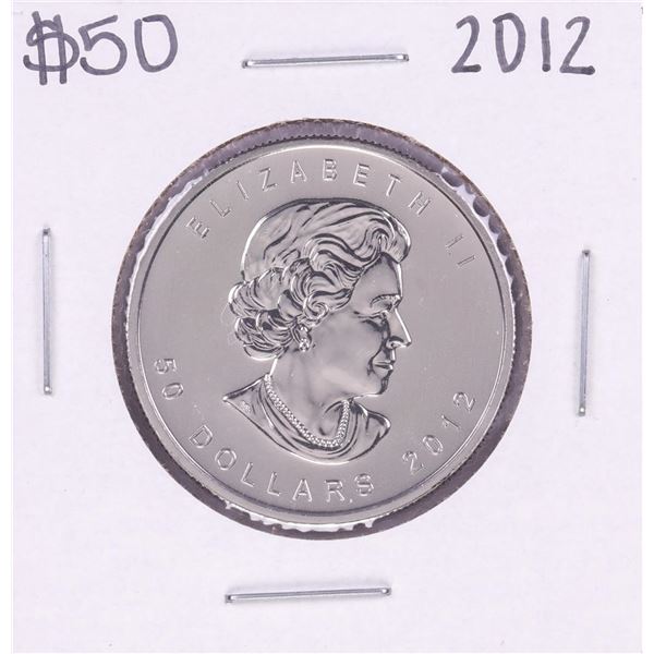 2012 $50 Canada 1oz. Platinum Maple Leaf Coin