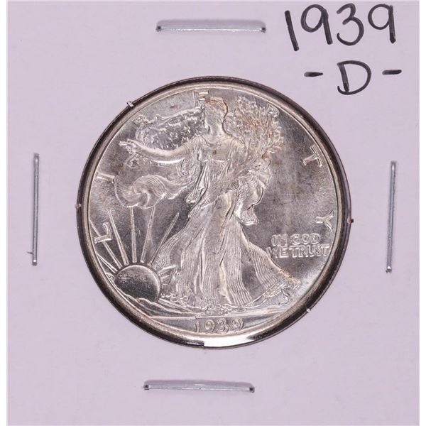 1939-D Walking Liberty Half Dollar Coin