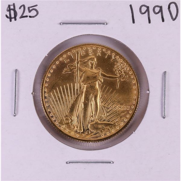 1990 $25 American Gold Eagle Coin