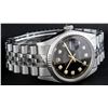 Image 5 : Rolex Men's Stainless Steel Black Diamond Datejust Wristwatch
