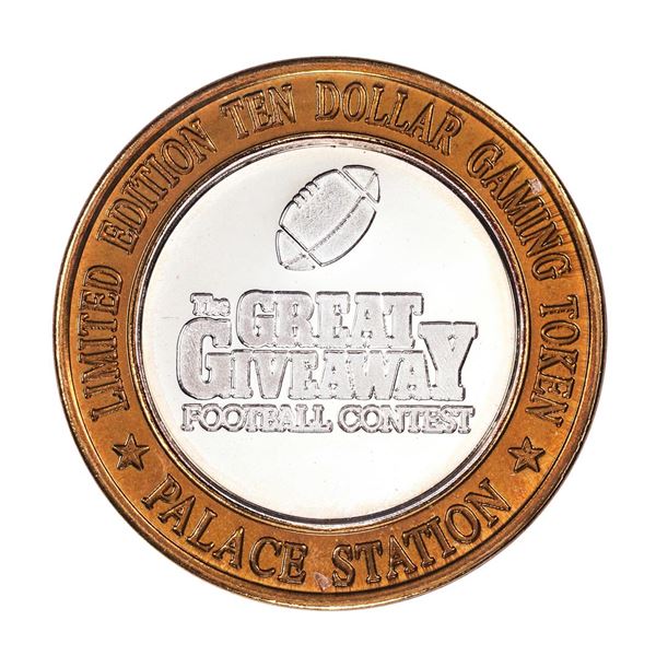 .999 Silver Palace Station Hotel & Casino Las Vegas $10 Limited Edition Gaming Token