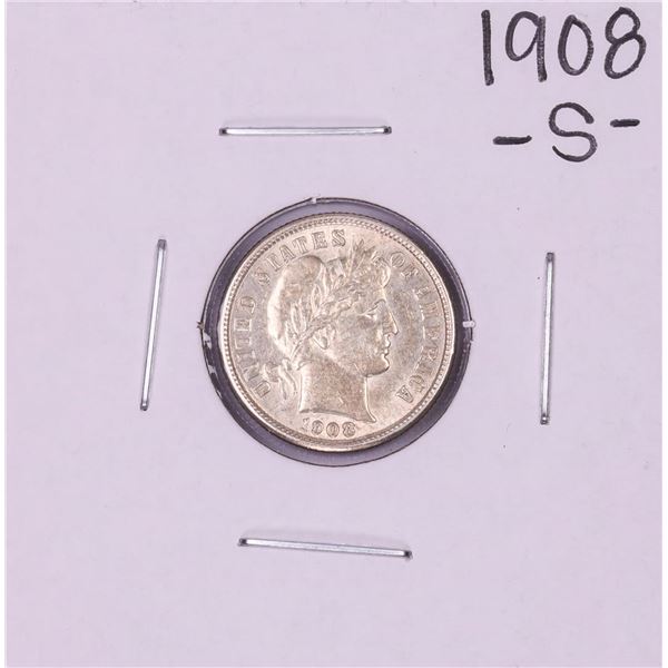1908-S Barber Dime Coin
