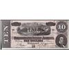 Image 1 : 1864 $10 Confederate States of America Note
