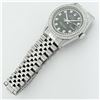 Image 6 : Rolex Men's Stainless Steel Black String Diamond Oyster Perpetual Datejust Wristwatch