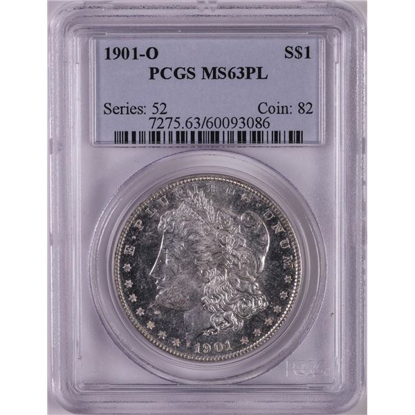 1901-O $1 Morgan Silver Dollar Coin PCGS MS63PL