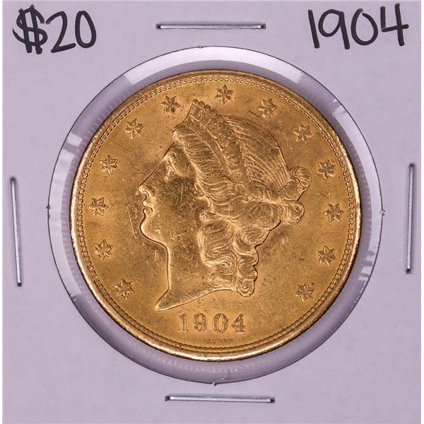 1904 $20 Liberty Head Double Eagle Gold Coin