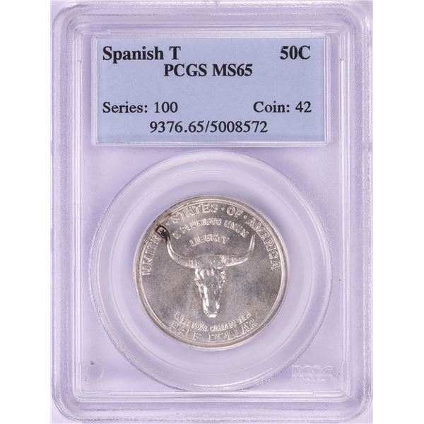 1935 Spanish Trail Commemorative Half Dollar Coin PCGS MS65