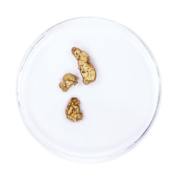 Lot of Gold Nuggets 1.75 grams Total Weight