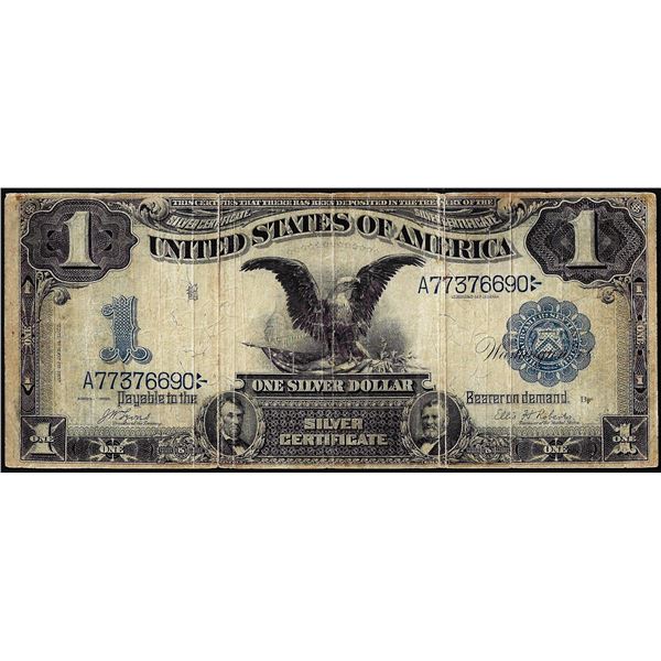 1899 $1 Black Eagle Silver Certificate Note