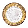 Image 1 : .999 Fine Silver Gold Coast Las Vegas, Nevada $10 Casino Limited Edition Gaming Token