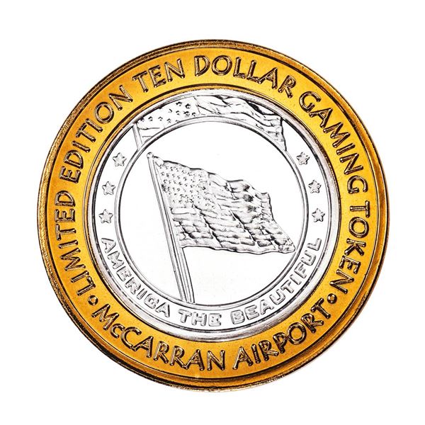 .999 Silver McCarran International Airport Las Vegas, NV $10 Limited Gaming Token