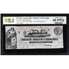 Image 1 : 1863 $5 State of North Carolina Raleigh, NC Obsolete Note PCGS Uncirculated 60PPQ