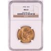 Image 1 : 1932 $10 Indian Head Eagle Gold Coin NGC MS63