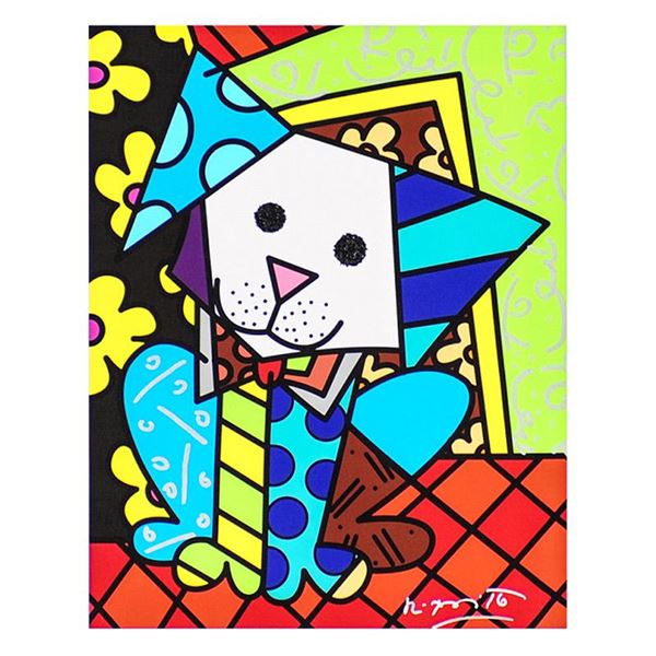 Romero Britto "Coco" Limited Edition Giclee On Canvas