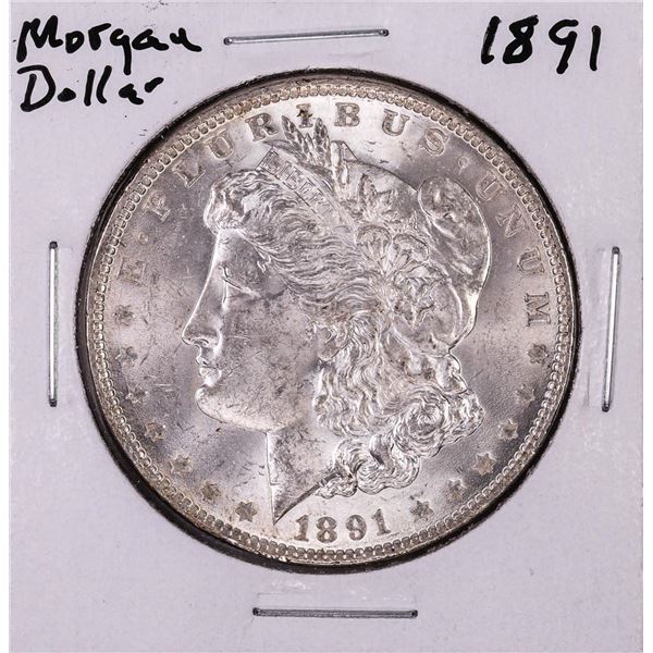 1891 $1 Morgan Silver Dollar Coin
