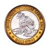 Image 1 : .999 Fine Silver Gold Strike Jean, Nevada $10 Limited Edition Casino Gaming Token