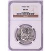 Image 1 : 1958-D Franklin Half Dollar Coin NGC MS64