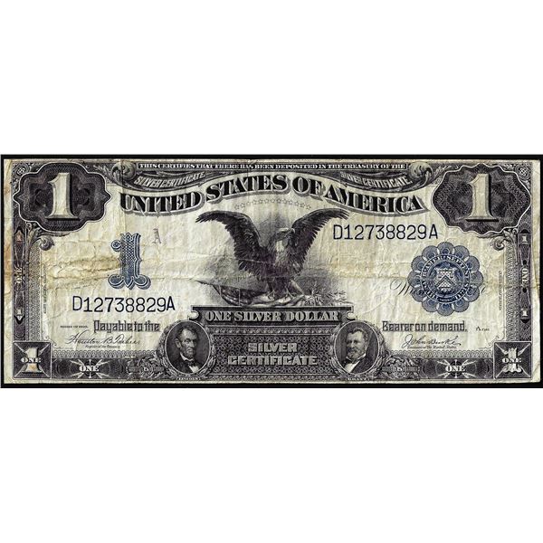 1899 $1 Black Eagle Silver Certificate Note