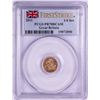 Image 1 : 2011 Great Britain Proof 1/4 Sovereign Gold Coin PCGS PR70DCAM