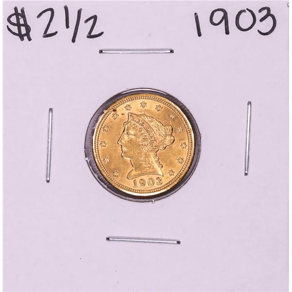 1903 $2 1/2 Liberty Head Quarter Eagle Gold Coin