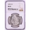 Image 1 : 1878-S $1 Morgan Silver Dollar Coin NGC MS63