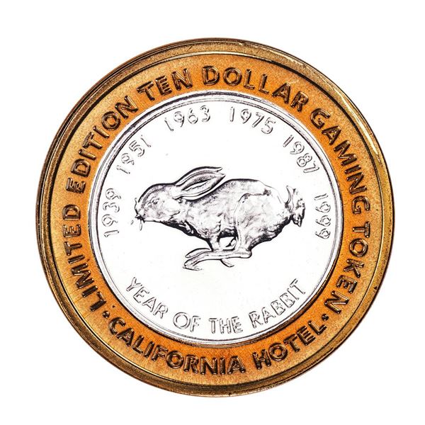 .999 Silver Sam Boyd's California $10 Casino Limited Edition Gaming Token