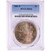 Image 1 : 1881-S $1 Morgan Silver Dollar Coin PCGS MS64 Nice Toning
