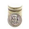 Image 1 : Roll of (20) Brilliant Uncirculated 1960 Franklin Half Dollar Coins