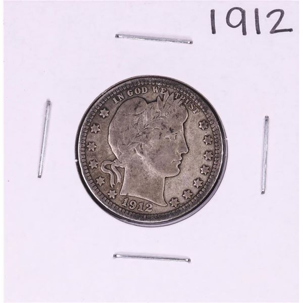 1912 Barber Quarter Coin