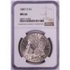 Image 1 : 1887-O $1 Morgan Silver Dollar Coin NGC MS62