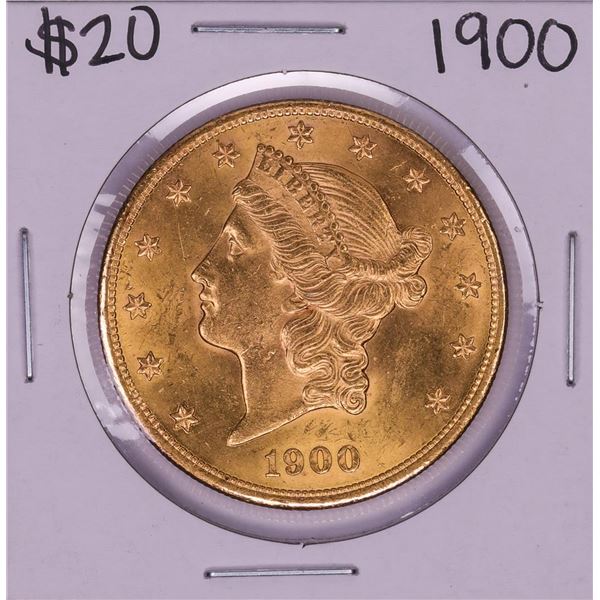 1900 $20 Liberty Head Double Eagle Gold Coin