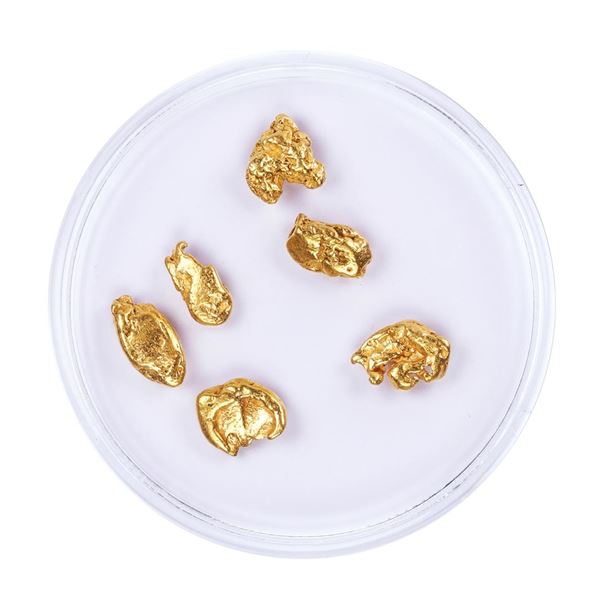 Lot of Gold Nuggets 3.34 grams Total Weight