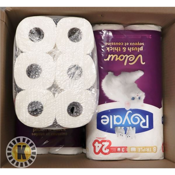 BOX OF TOILET PAPER