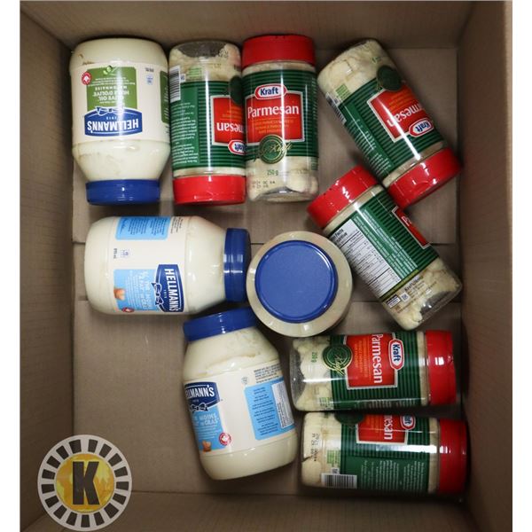 BOX OF KRAFT PARMESAN