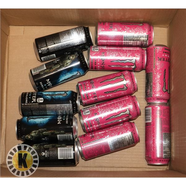 BOX OF MONSTER ENERGY