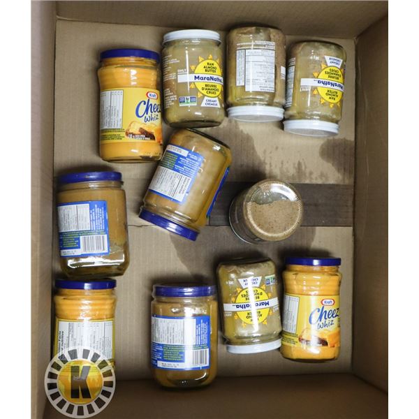 BOX OF ASSORTED CREAM/SPREAD