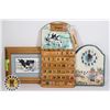 Image 1 : 3 COW THEMED WALL ART PIECES