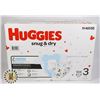 Image 1 : BOX OF HUGGIES SIZE 3 DIAPERS