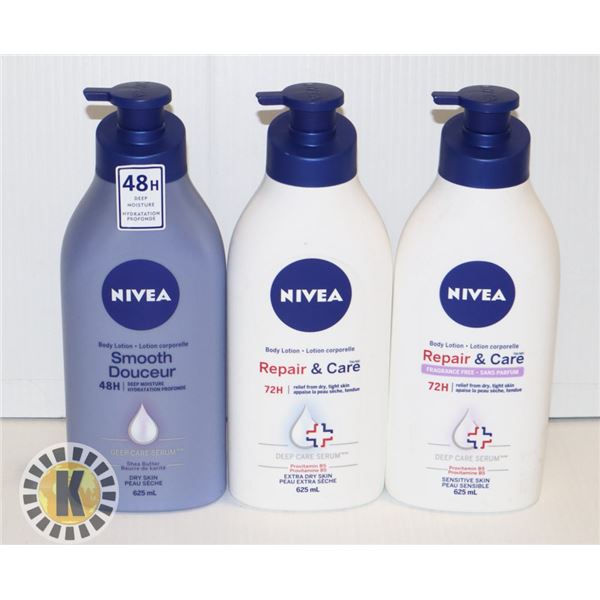 BAG OF NIVEA BODY LOTION
