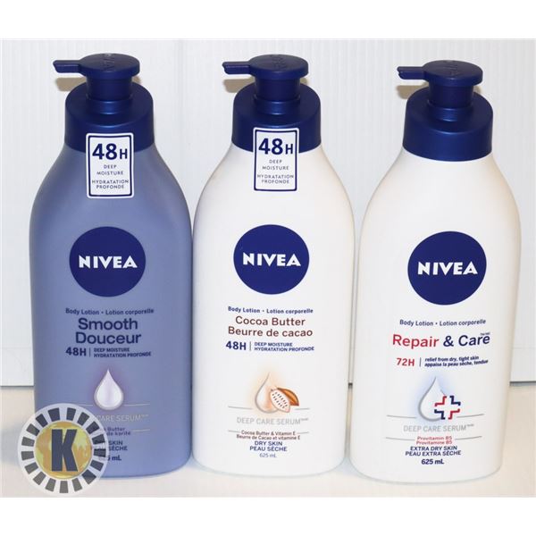 BAG OF NIVEA BODY LOTION