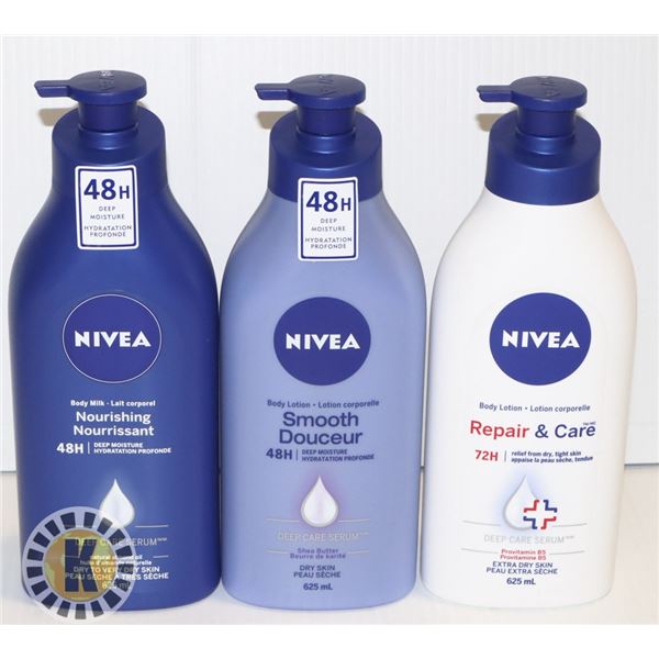 BAG OF NIVEA BODY LOTION