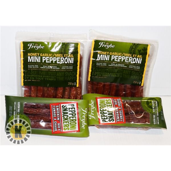 BAG OF FREYBE PEPPERONI SNACKERS