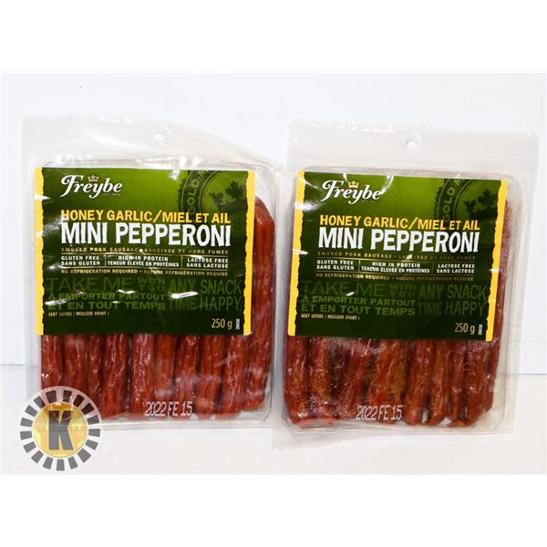 BAG OF FREYBE PEPPERONI SNACKS