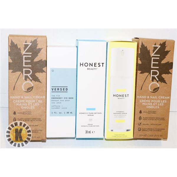 BAG OF SKIN CARE PRODUCTS INCLUDES VERSE SERUM