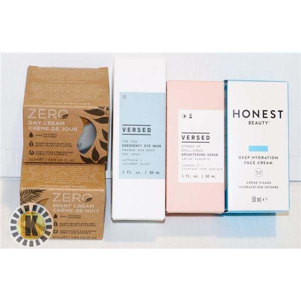 BAG OF SKIN CARE PRODUCTS INCLUDES VERSE SERUM